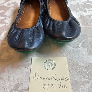 Tieks Midnight Blue Leather Ballet Flats